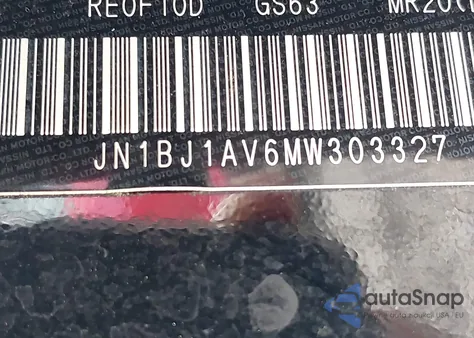 2021 Nissan Rogue Sport S Fwd Xtronic Cvt из США, поврежденный, VIN JN1BJ1AV6MW303327